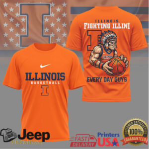 Illinois Fighting Illini Basketball Every Day Guys T Shirt Collection