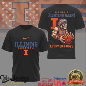 Illinois Fighting Illini Basketball Every Day Guys T Shirt Collection