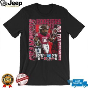Indiana Hoosiers Big Ten Conference Champions 2025 T shirt