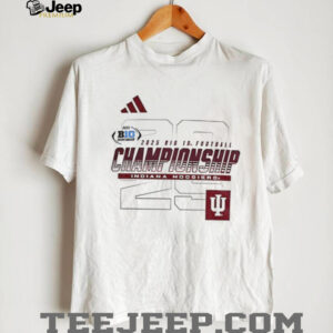 Indiana Hoosiers Big Ten Football Championship Bound 2025 logo shirt Indiana Hoosiers Big Ten Football Championship Bound 2025 logo shirt