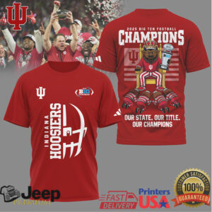 Indiana Hoosiers Official NCAA Champions Shirt
