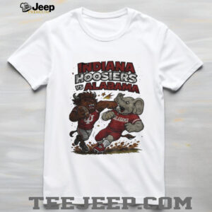 Indiana Hoosiers Punch Out Alabama Crimson Tide Retro Rivalries Football Mascot shirt