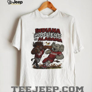 Indiana Hoosiers Punch Out Alabama Crimson Tide Retro Rivalries Football Mascot shirt