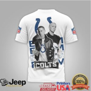 Indianapolis Colts Official NFL Eminem 3D Shirt Indianapolis Colts Official NFL Eminem 3D Shirt