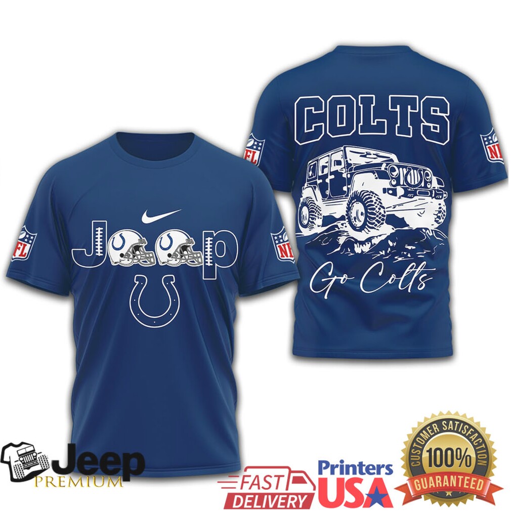 Indianapolis Colts Official NFL Jeep 3D Shirt Indianapolis Colts Official NFL Jeep 3D Shirt