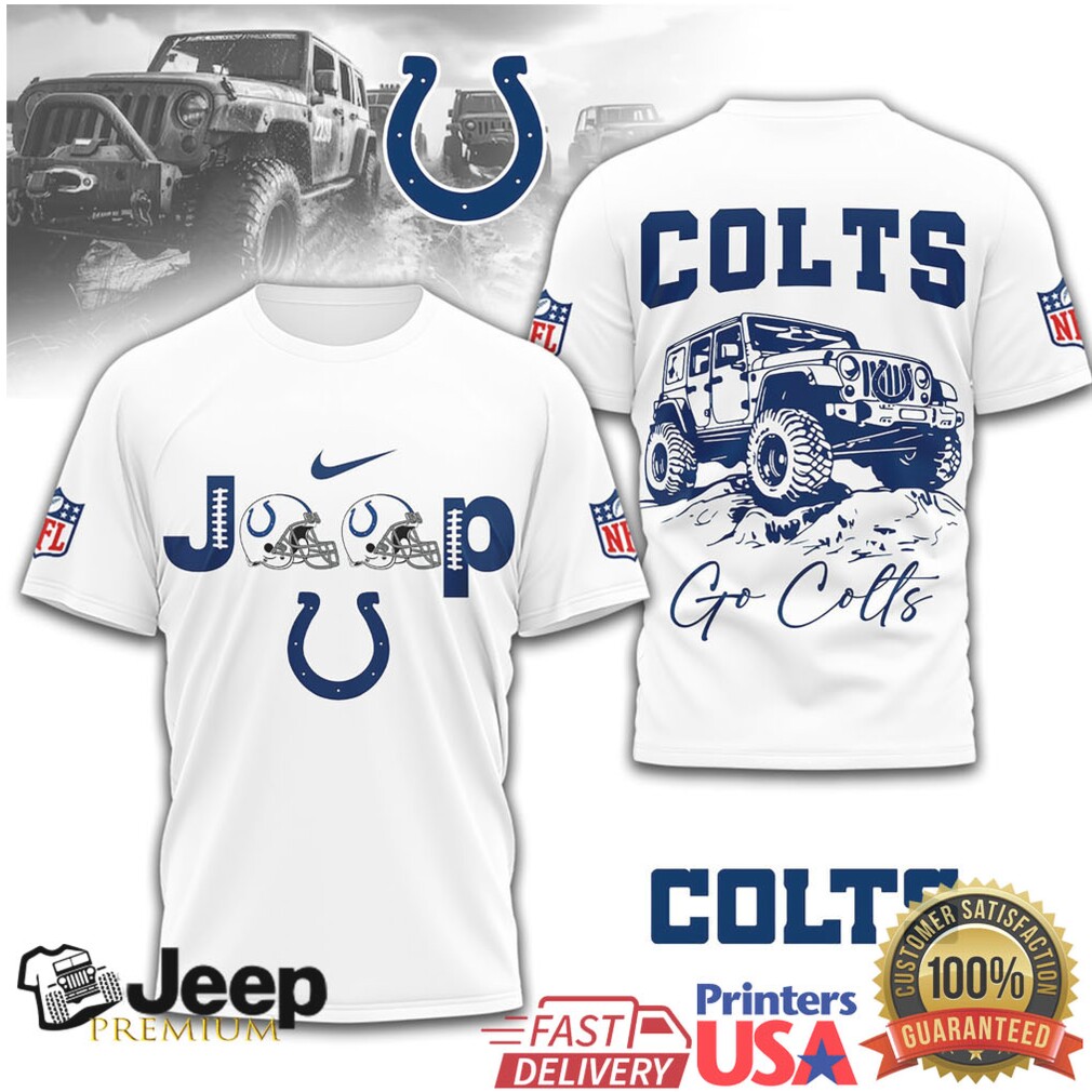Indianapolis Colts Official NFL Jeep 3D Shirt Indianapolis Colts Official NFL Jeep 3D Shirt
