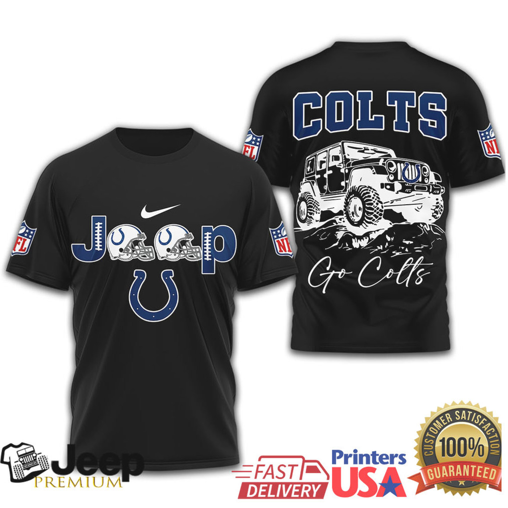 Indianapolis Colts Official NFL Jeep 3D Shirt Indianapolis Colts Official NFL Jeep 3D Shirt