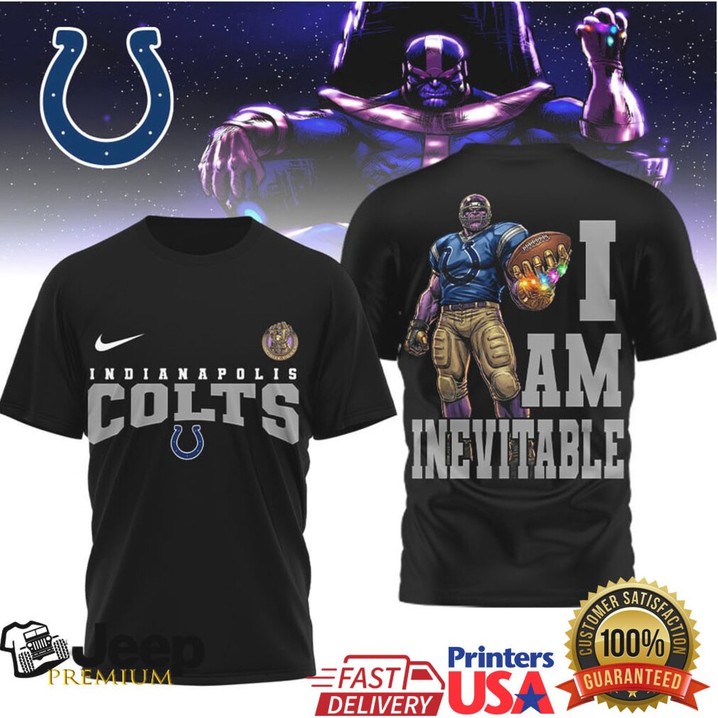 Indianapolis Colts Official NFL Thanos 3D Shirt Indianapolis Colts Official NFL Thanos 3D Shirt