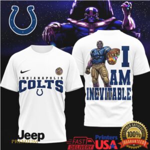 Indianapolis Colts Official NFL Thanos 3D Shirt