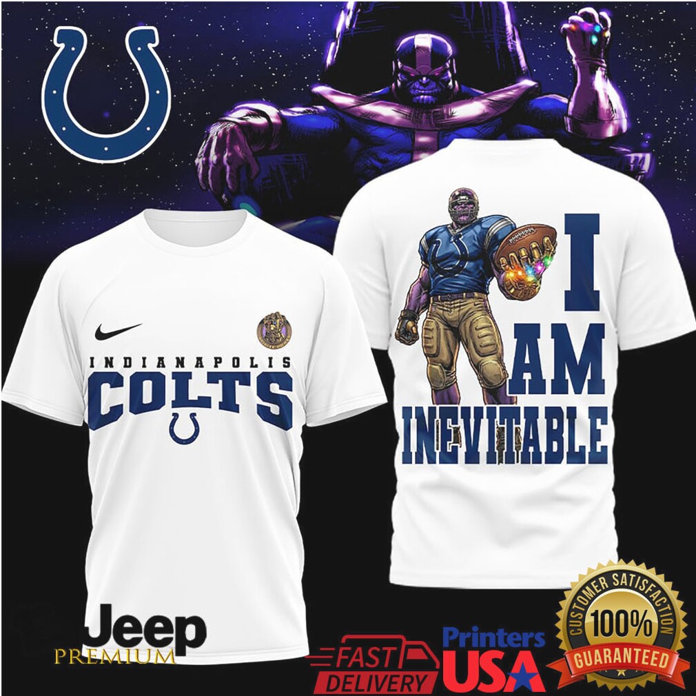 Indianapolis Colts Official NFL Thanos 3D Shirt Indianapolis Colts Official NFL Thanos 3D Shirt