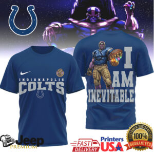 Indianapolis Colts Official NFL Thanos 3D Shirt