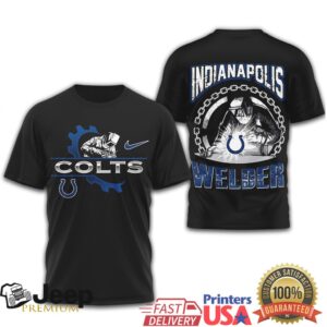 Indianapolis Colts Official NFL Welder 3D Shirt
