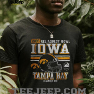 Iowa Hawkeyes Football ReliaQuest Bowl 2025 Tampa Bay December 31st shirt