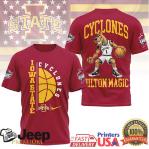 Iowa State Cyclones Hilton Magic Basketball Tee