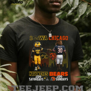 Iowa vs Chicago Crossover Tee Iowa vs Chicago Crossover Tee