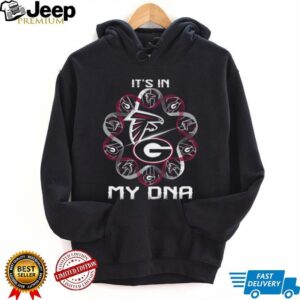 It's In My DNA Atlanta Falcons & Georgia Bulldogs Fan T Shirt