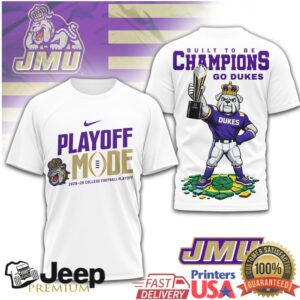 James Madison University College Football Playoff Apparel Tee