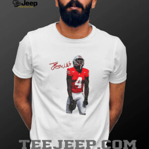 Jeremiah Smith shout loudly Ohio State Buckeyes Football NFL 2025 signature shirt
