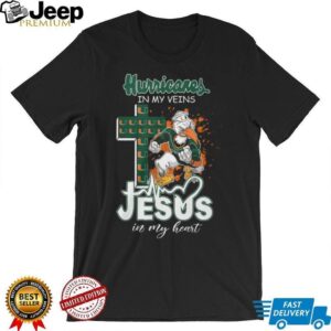 Jesus in My Heart Hurricanes Pride Black Shirt Jesus in My Heart Hurricanes Pride Black Shirt