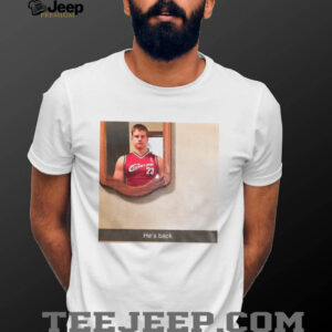 Joe Burrow 23 Cleveland he’s back shirt