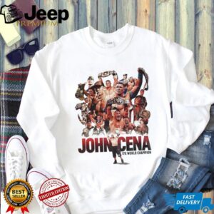 John Cena WrestleMania 17th Championship World Champion shirt