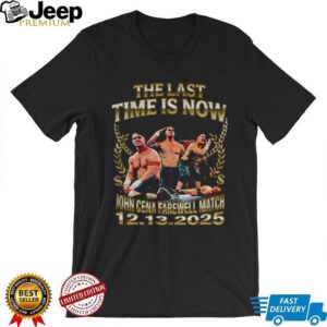 John Cena the last time is now John Cena farewell tour DC 2025 t shirt