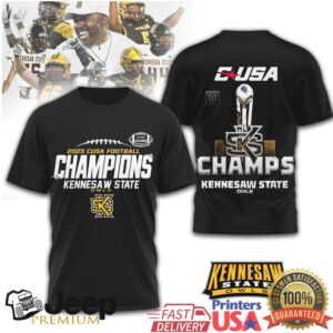 Kennesaw State Owls C USA Champs 2025 Shirt