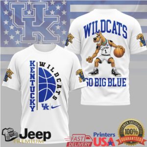 Kentucky Wildcats Go Big Blue Scooby Basketball T Shirt Kentucky Wildcats Go Big Blue Scooby Basketball T Shirt