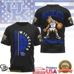 Kentucky Wildcats Go Big Blue Scooby Basketball T Shirt