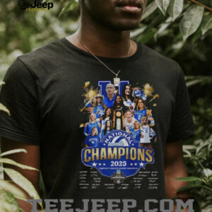 Kentucky Wildcats Women’s Volleyball 2025 National Champions signatures shirt