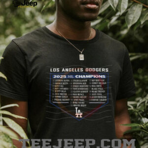 LA Dodgers All Players Champions 2025, Los Angeles Dodgers Champions 2025 T shirt