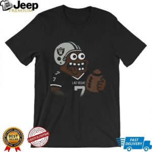 Las Vegas Raiders Cartoon Football Player Graphic T Shirt Las Vegas Raiders Cartoon Football Player Graphic T Shirt