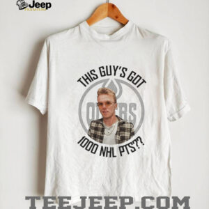 Leon Draisaitl Wearing Connor Mcdavid This Guy’s Got 1000 NHL Points t shirt