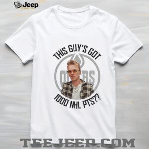 Leon Draisaitl Wearing Connor Mcdavid This Guy’s Got 1000 NHL Points t shirt