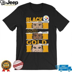 Limited Edition Steelers Minkah Fitzpatrick, Devin Bush, and T.J. Watt Graphic Tee