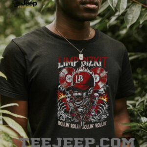 Limp Bizkit Skull Graphic rollin’ rollin’ shirt Limp Bizkit Skull Graphic rollin’ rollin’ shirt