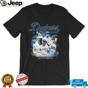 Los Angeles Dodgers 2025 NL West Champions Vintage T Shirt