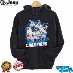 Los Angeles Dodgers NL West Champions T Shirt Los Angeles Dodgers NL West Champions T Shirt