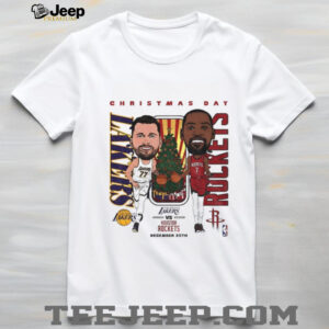 Luka Doncic Los Angeles Lakers vs Kevin Durant Houston Rocket Basketball Christmas Day shirt
