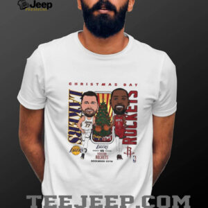 Luka Doncic Los Angeles Lakers vs Kevin Durant Houston Rocket Basketball Christmas Day shirt