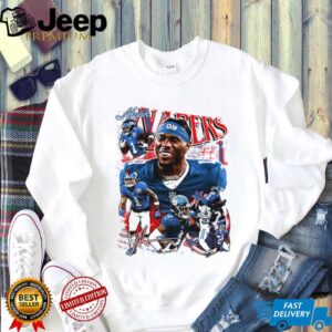 Malik Nabers New York Giants Vintage Style T Shirt