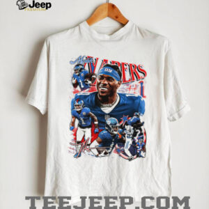 Malik Nabers New York Giants Vintage Style T Shirt