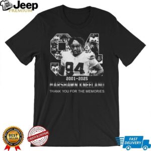 Marshawn Kneeland Thank You For The Memories Commemorative T Shirt