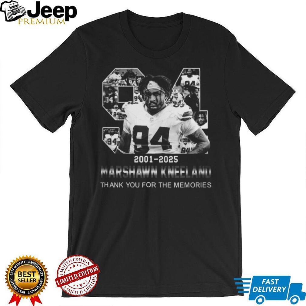 Marshawn Kneeland Thank You For The Memories Commemorative T Shirt Marshawn Kneeland Thank You For The Memories Commemorative T Shirt
