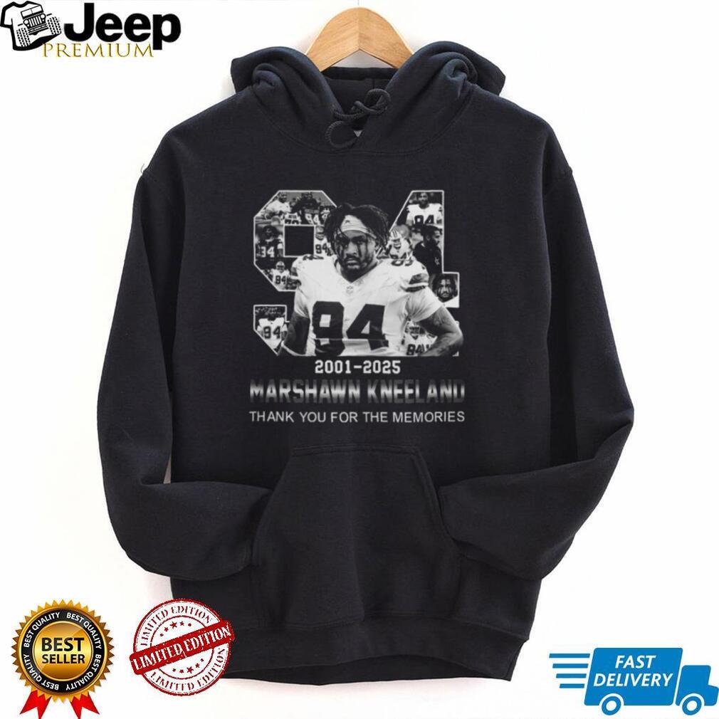 Marshawn Kneeland Thank You For The Memories Commemorative T Shirt Marshawn Kneeland Thank You For The Memories Commemorative T Shirt