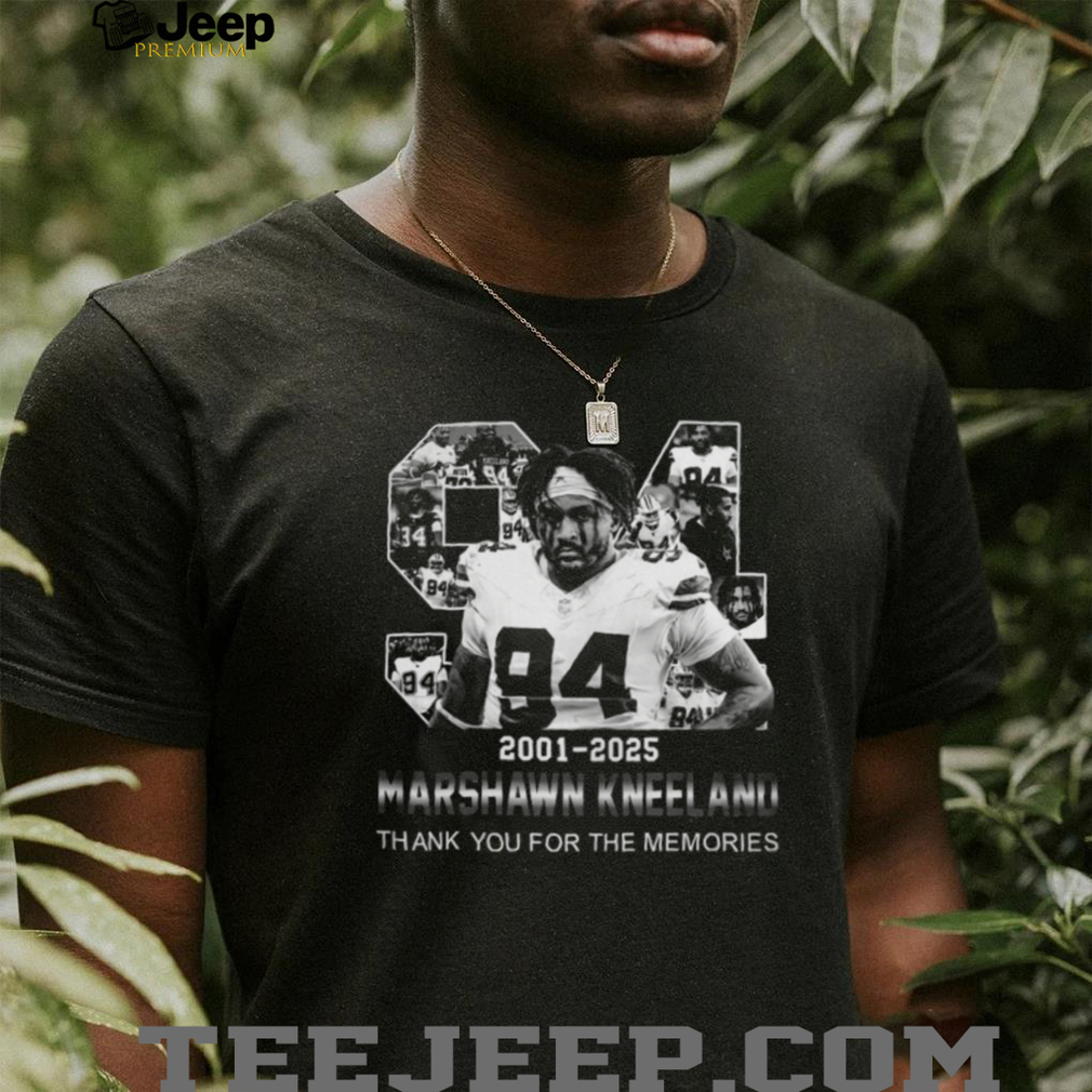 Marshawn Kneeland Thank You For The Memories Commemorative T Shirt Marshawn Kneeland Thank You For The Memories Commemorative T Shirt