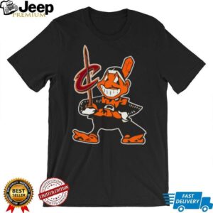 Men's Cleveland Browns Brownie The Elf Throwback Logo T Shirt