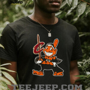 Men's Cleveland Browns Brownie The Elf Throwback Logo T Shirt