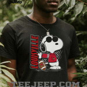 Men’s Louisville Cardinals Peanuts Joe Cool T Shirt Men’s Louisville Cardinals Peanuts Joe Cool T Shirt