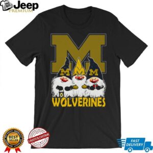 Men's Navy Michigan Wolverines Gameday Gnomes T Shirt
